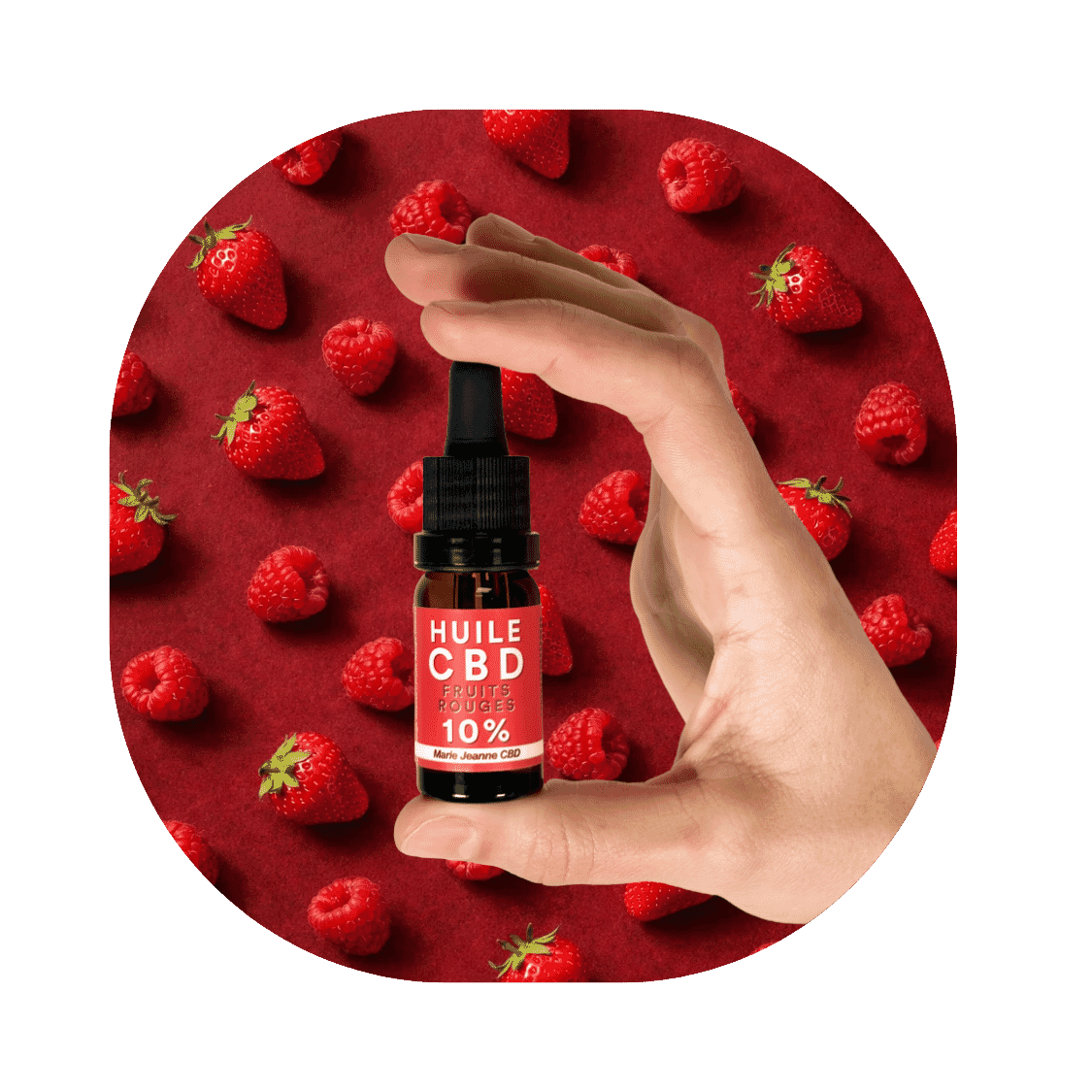 Red Fruits CBD Oil 10ml - Marie Jeanne CBD ®